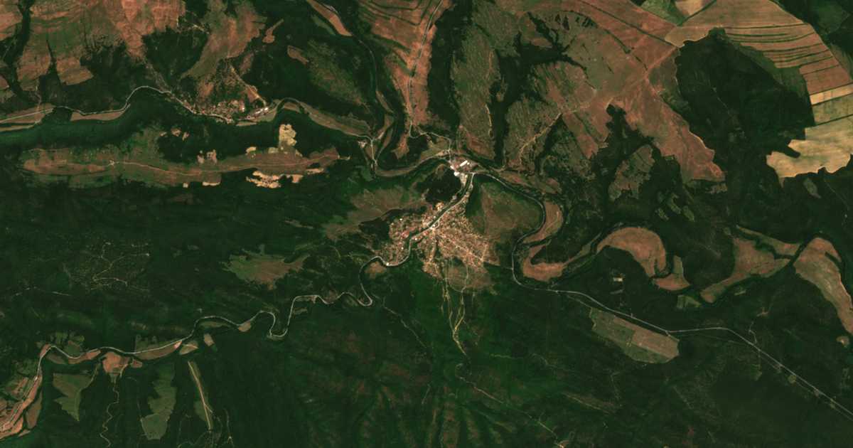 Сателитска карта на Gradec