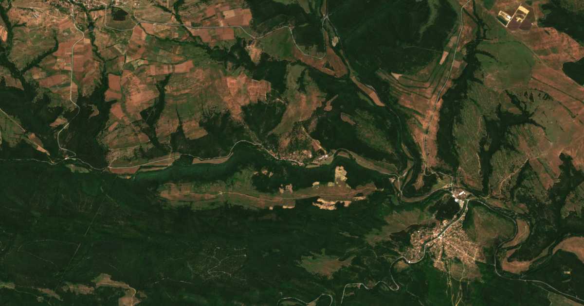 Сателитска карта на Katunište
