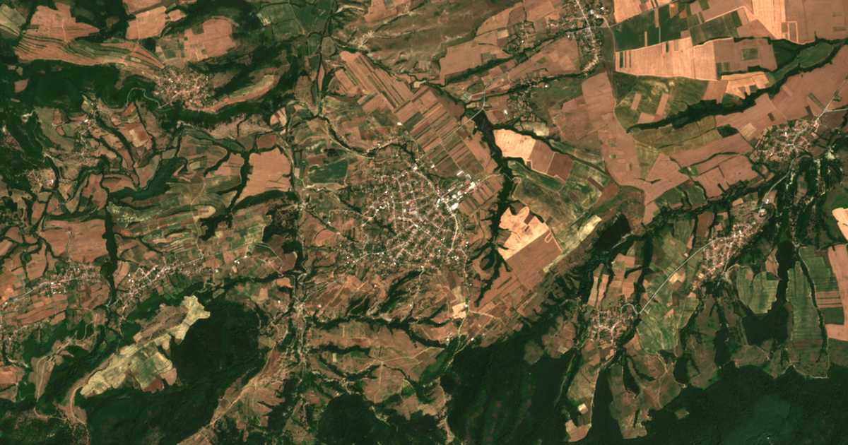 Сателитска карта на Jablanovo