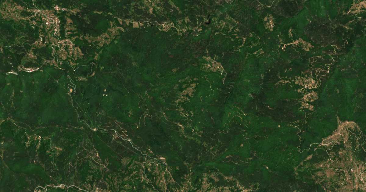 Сателитска карта на Trave