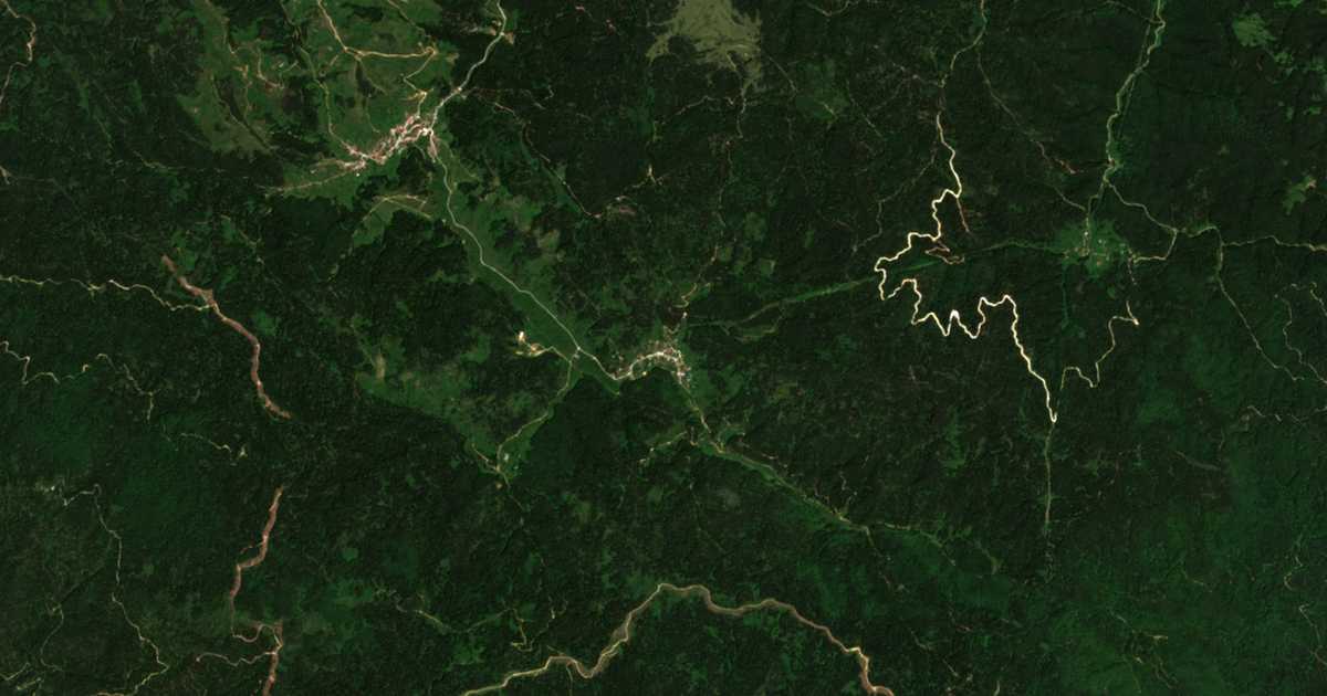Сателитска карта на Kožari