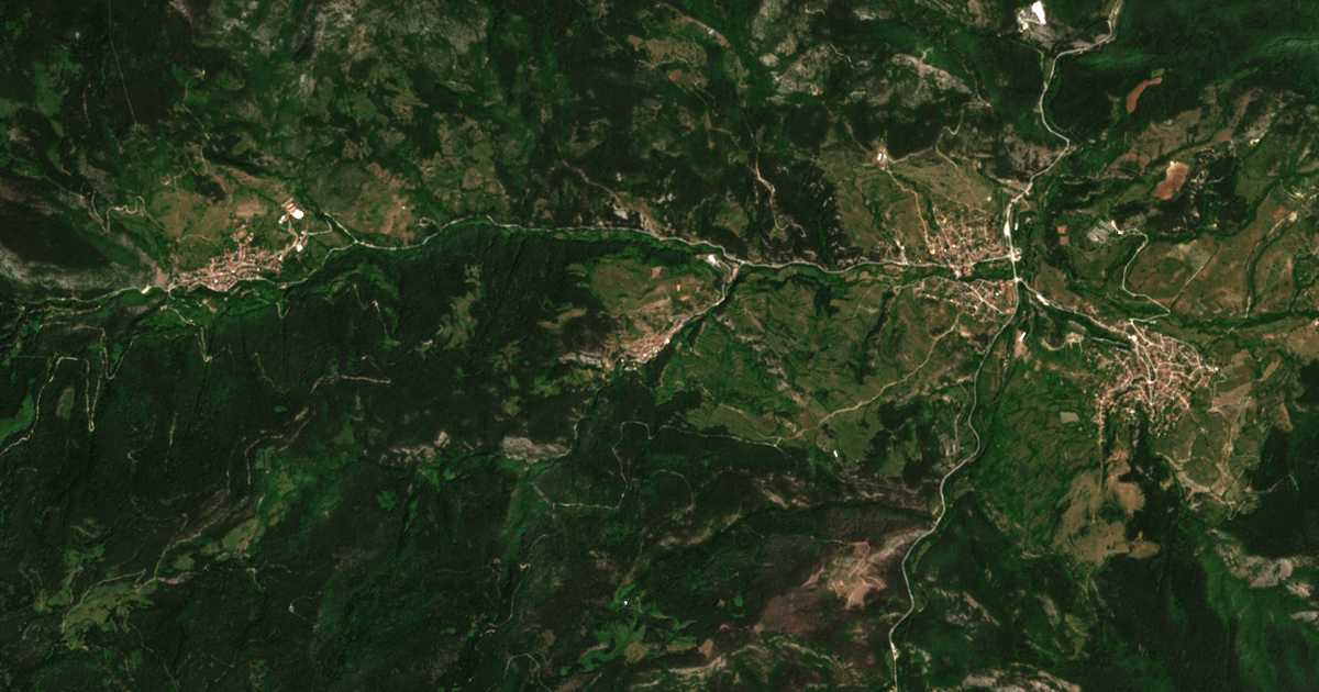 Сателитска карта на Malevo