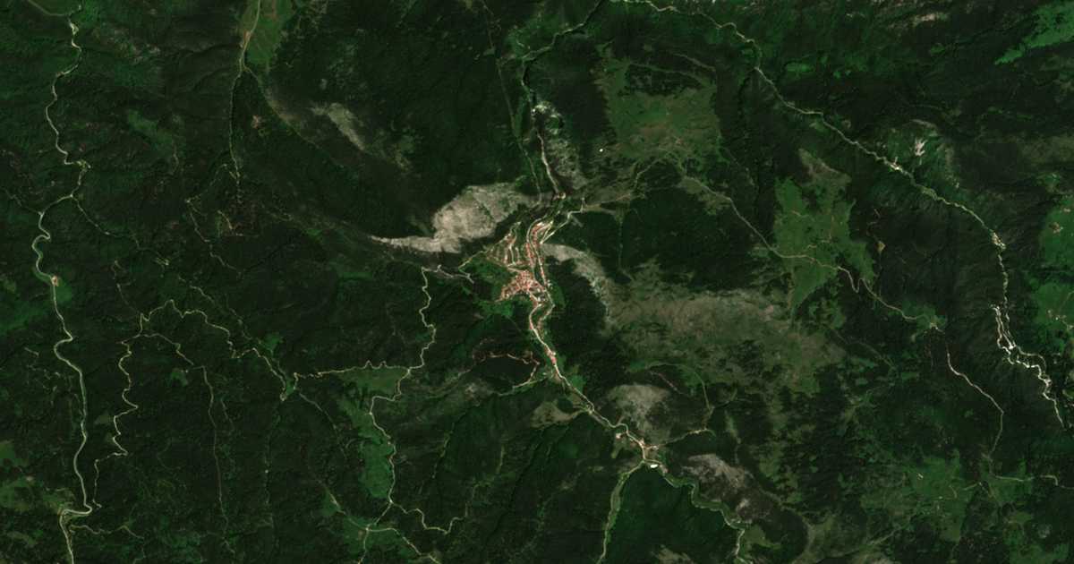 Сателитска карта на Trigrad