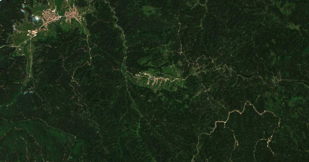 Сателитска карта на Чавдар