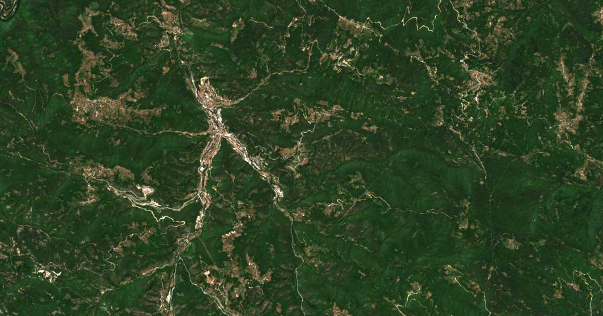 Сателитска карта на Ravno Nivište
