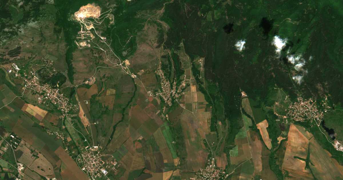 Сателитска карта на Balša