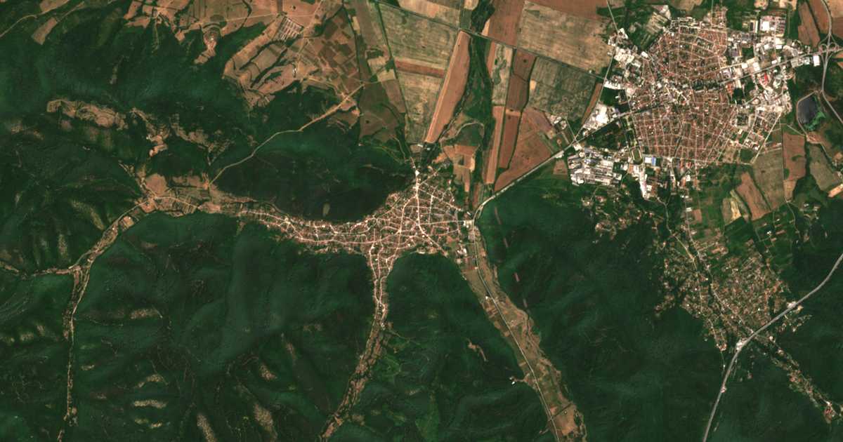 Сателитска карта на Vračeš