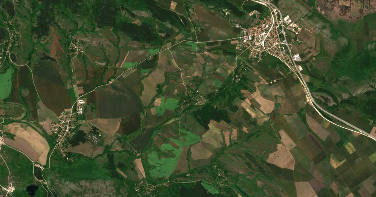Сателитска карта на Čukovezer