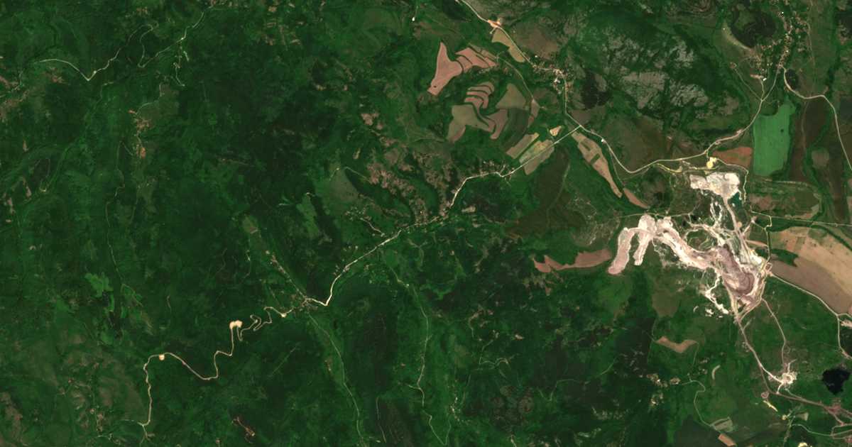 Сателитска карта на Kruša