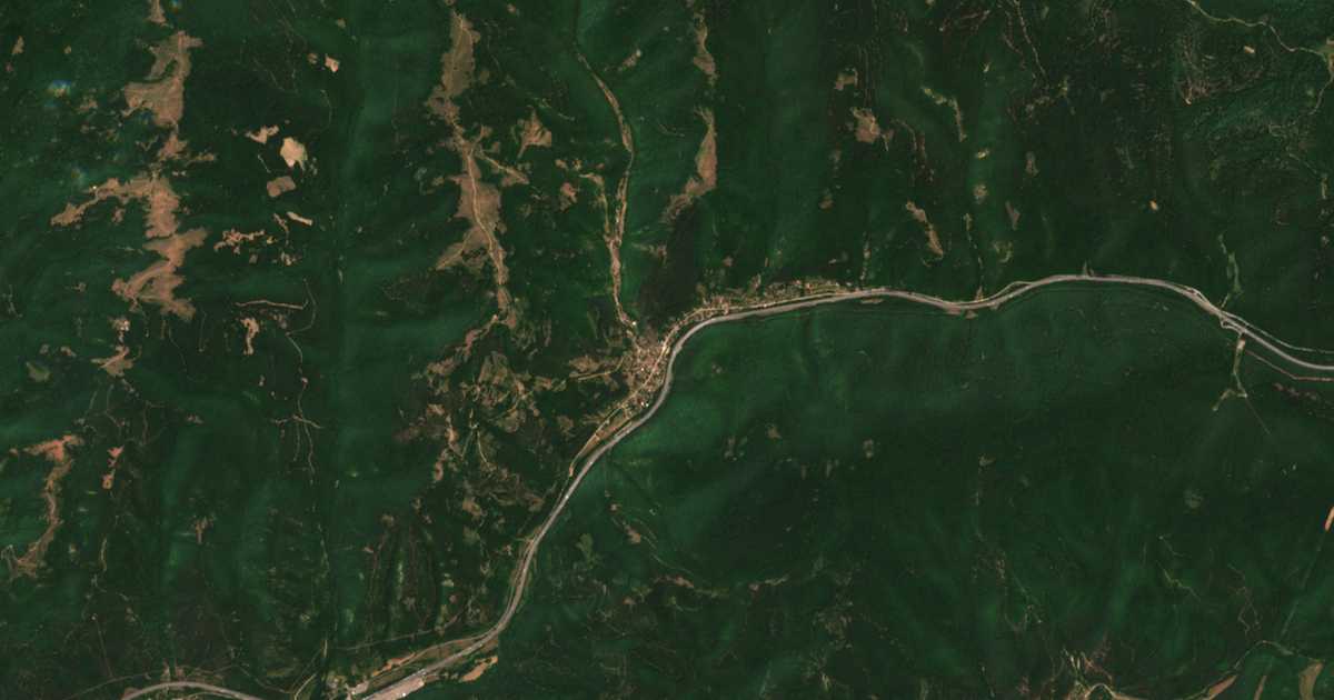 Сателитска карта на Čurek
