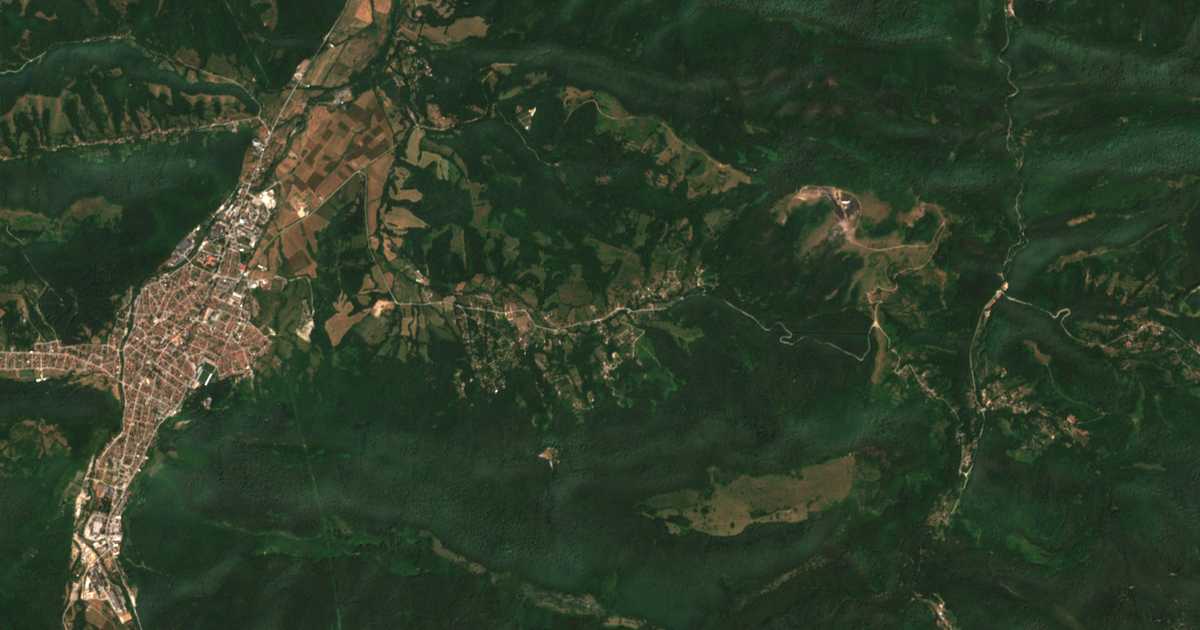 Сателитска карта на Ribarica