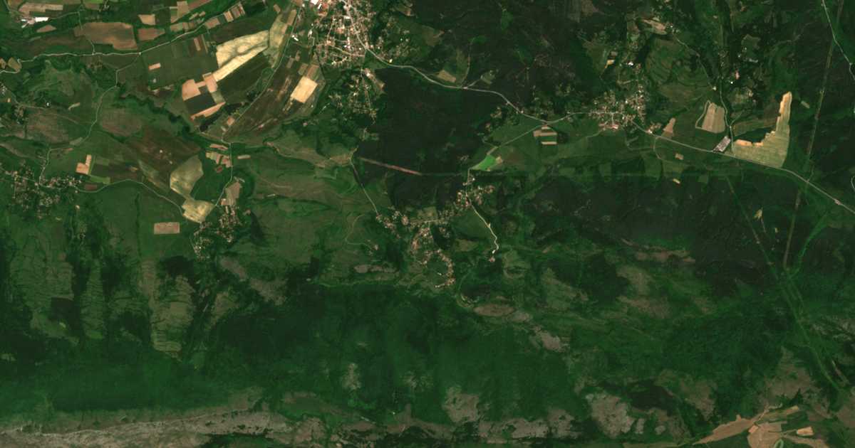 Сателитска карта на Lopušnja