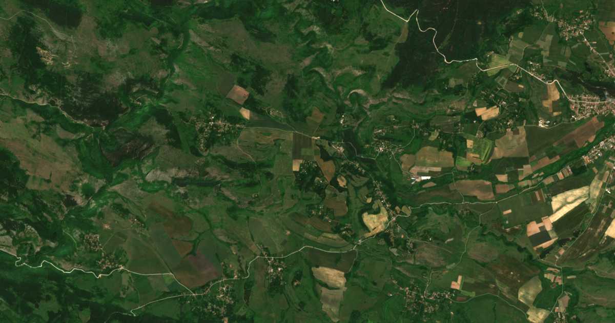 Сателитска карта на Tuden