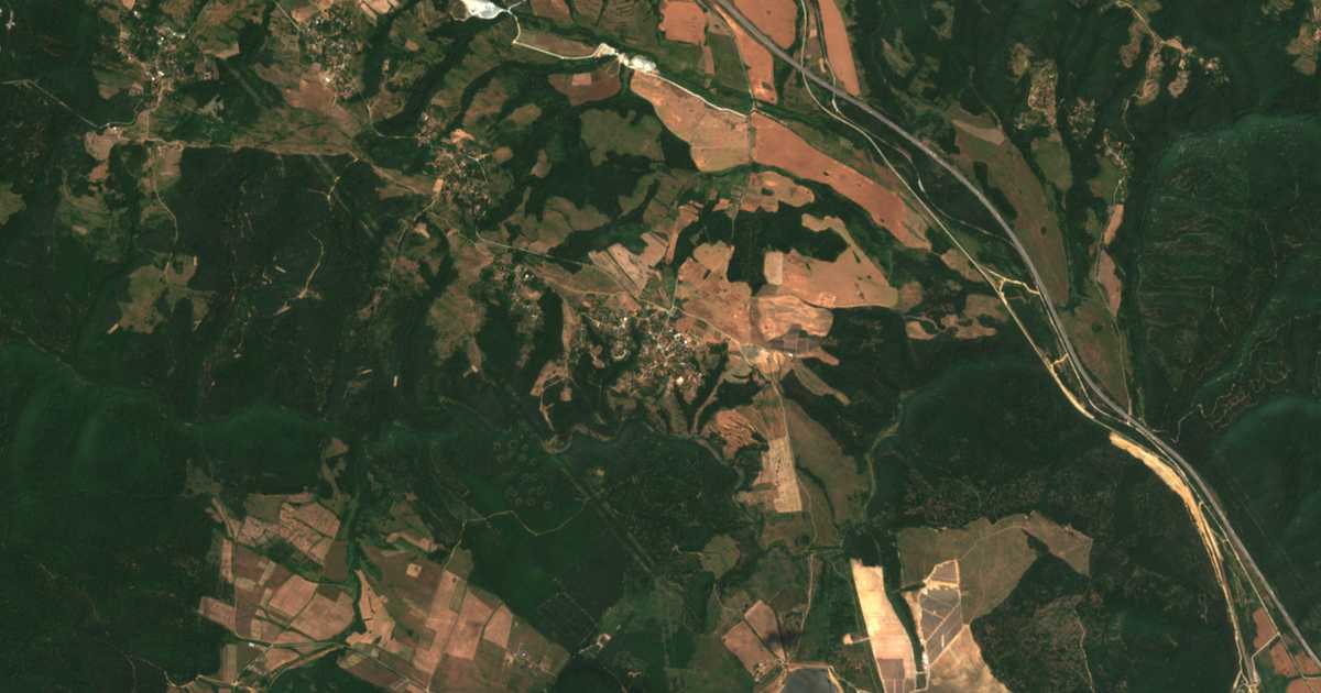 Сателитска карта на Paunovo