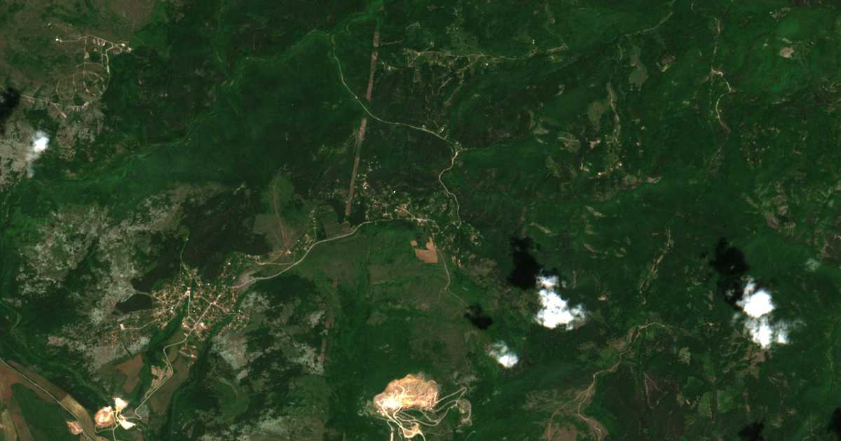 Сателитска карта на Caričina