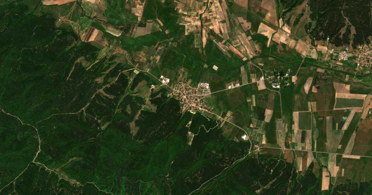 Сателитска карта на Belčin