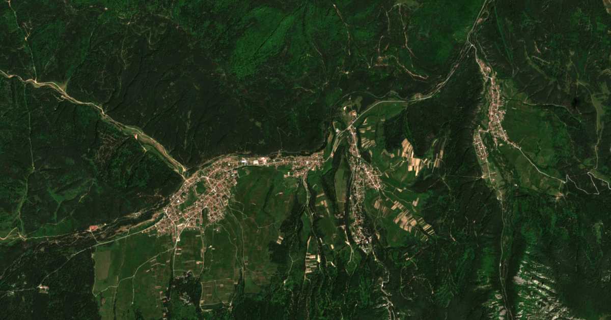 Сателитска карта на Madžare