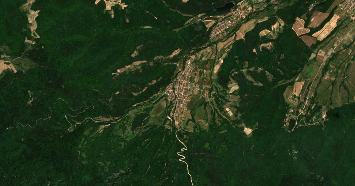 Сателитска карта на Raduil