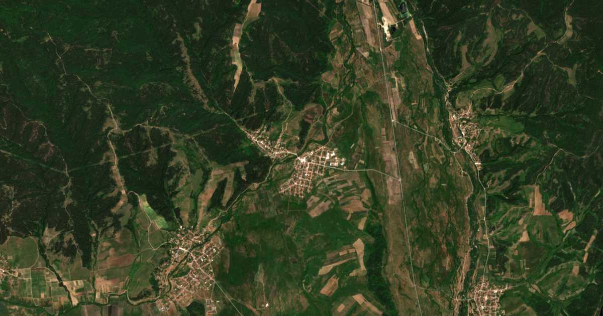 Сателитска карта на Široki Dol