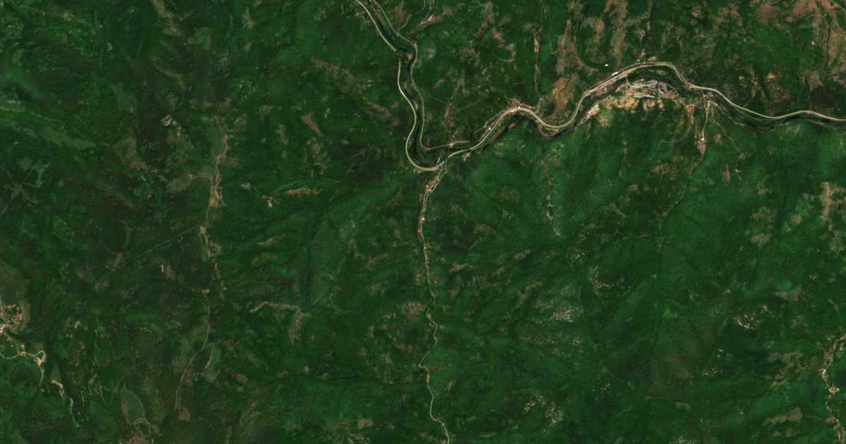 Сателитска карта на Gabrovnica