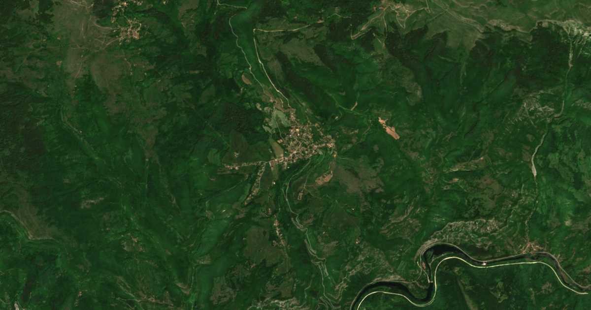Сателитска карта на Milanovo