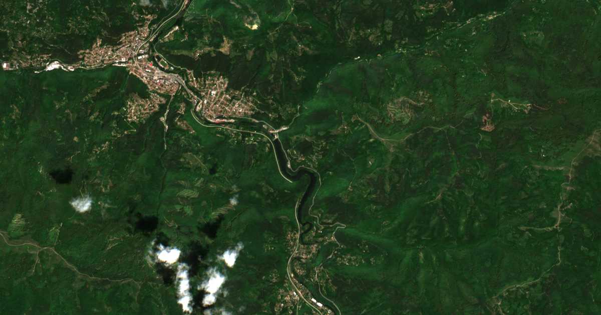 Сателитска карта на Redina