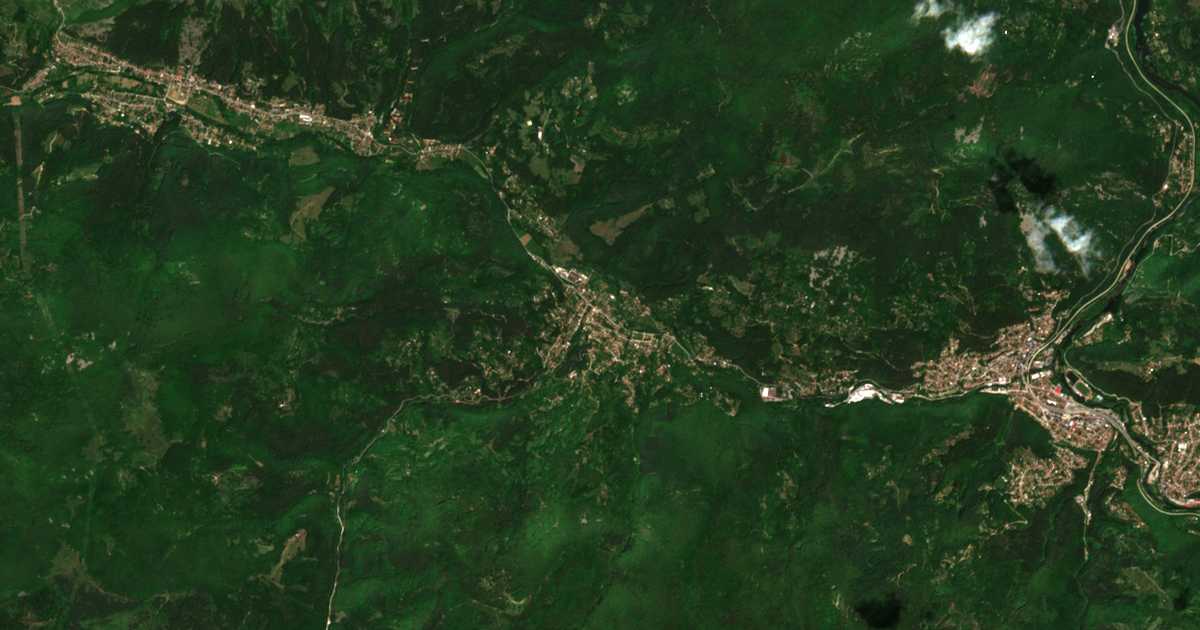 Сателитска карта на Svidnja