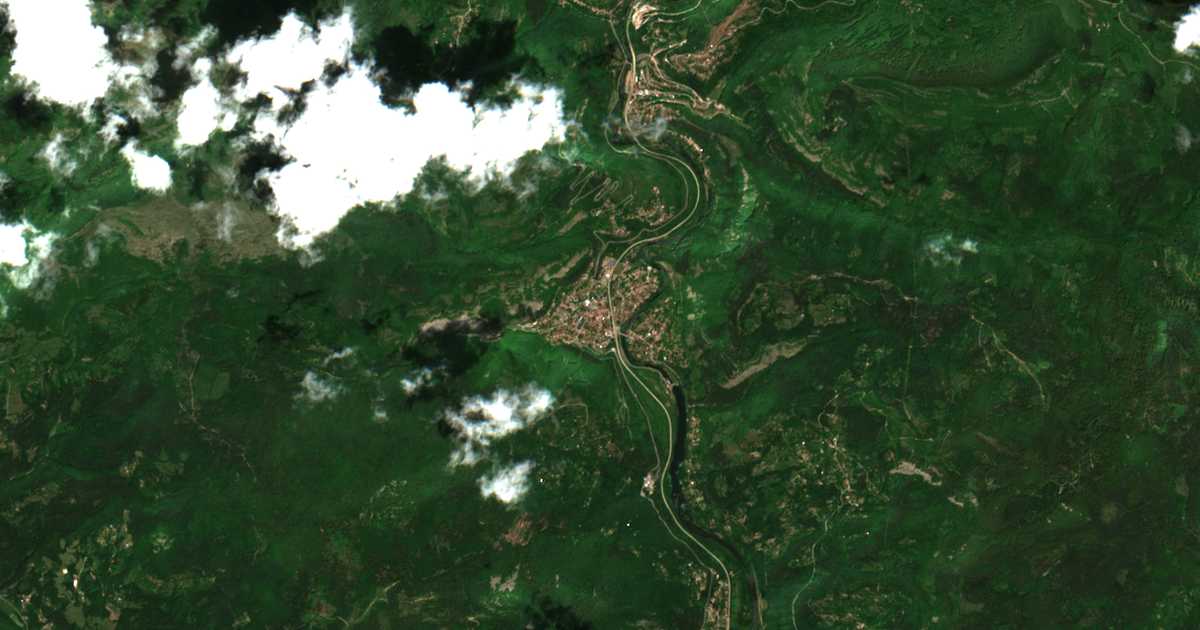 Сателитска карта на Cerovo