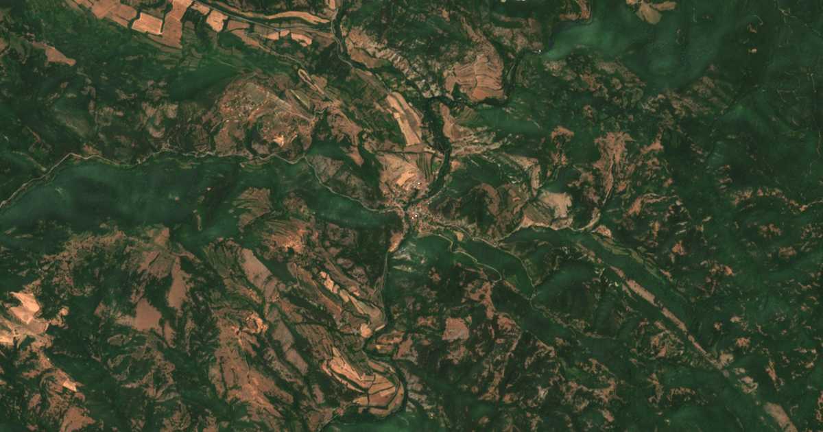 Сателитска карта на Petrič