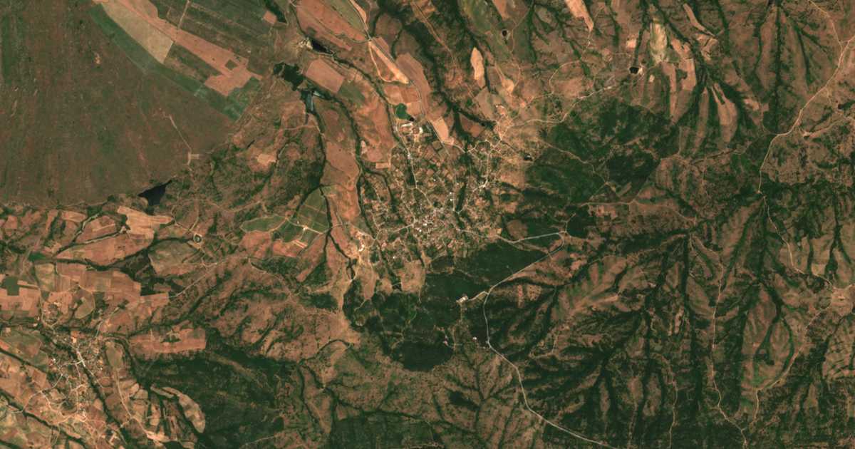 Сателитска карта на Glavan
