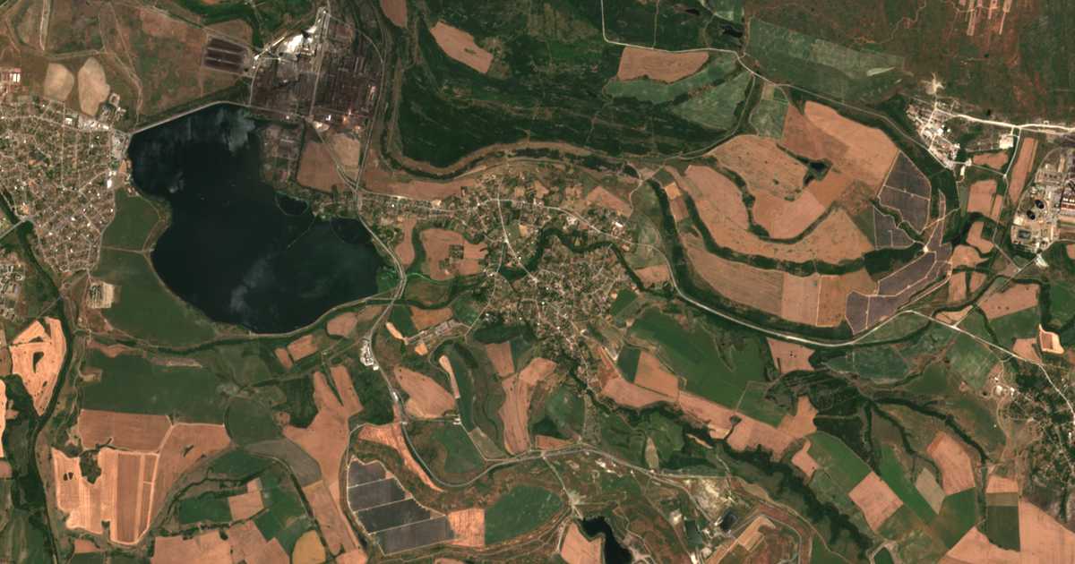 Сателитска карта на Obručište