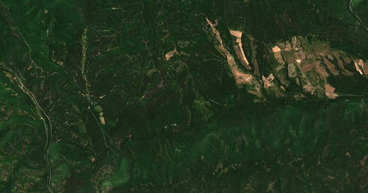 Сателитска карта на Žergovec