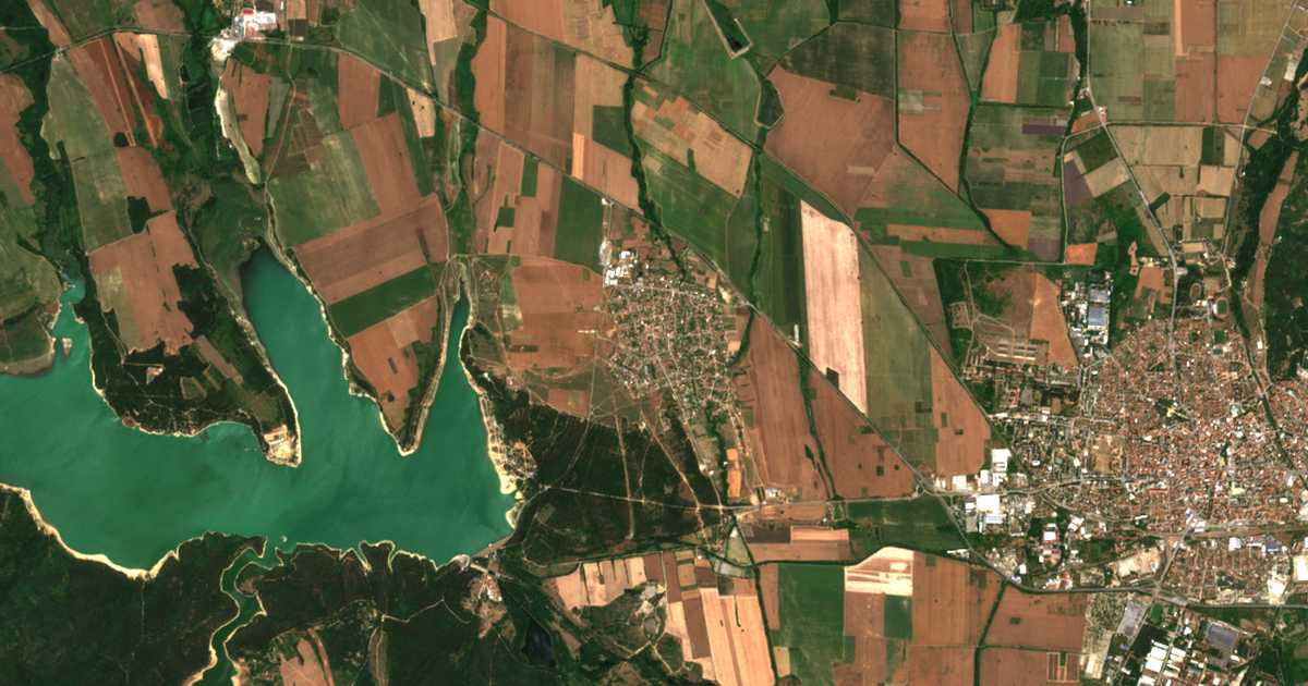 Сателитска карта на Koprinka