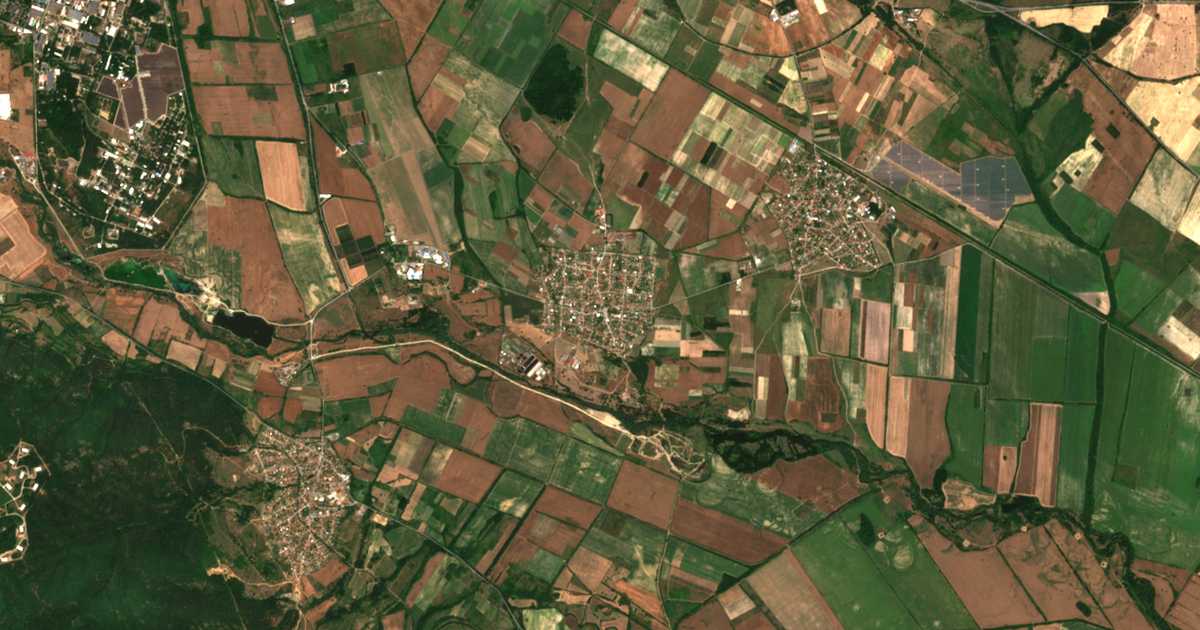 Сателитска карта на Ovoštnik
