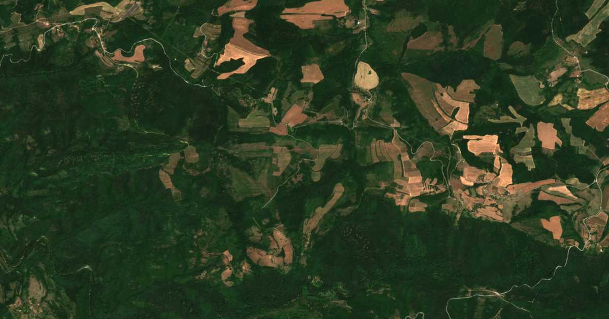 Сателитска карта на Tihovec
