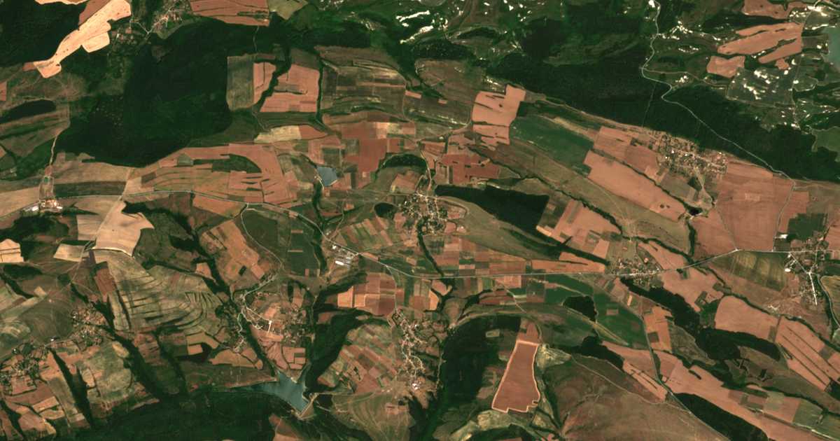 Сателитска карта на Gorno Kozarevo