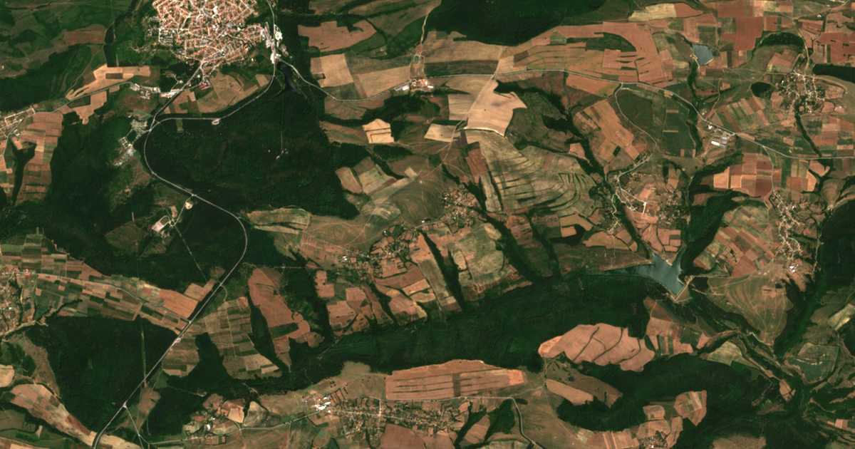Сателитска карта на Paničino
