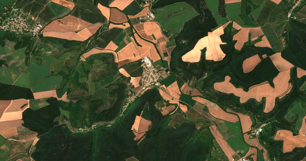 Сателитска карта на Krepča