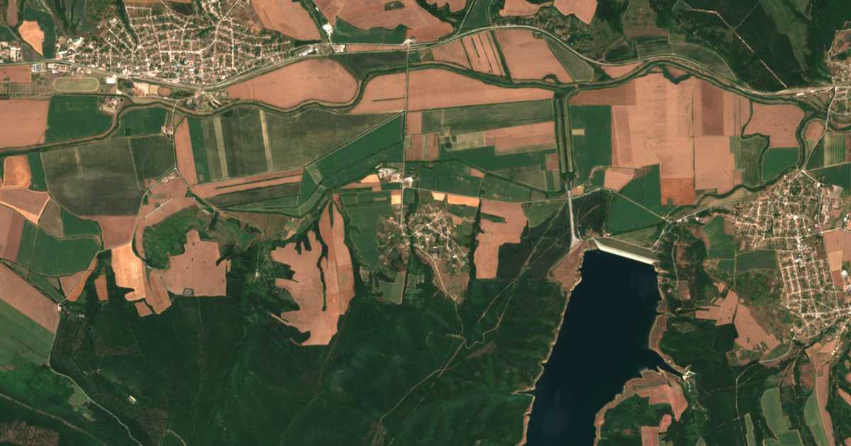 Сателитска карта на Sava