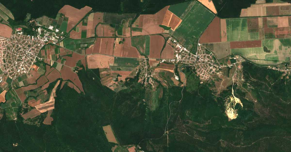 Сателитска карта на Detelina