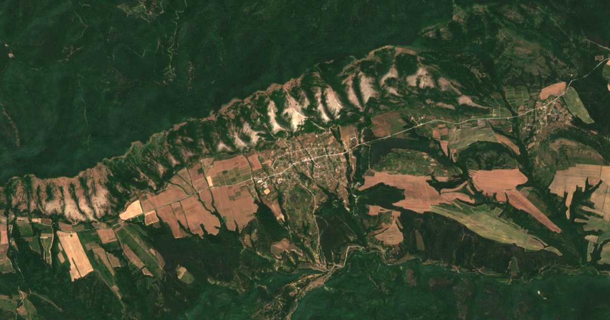 Сателитска карта на Golica