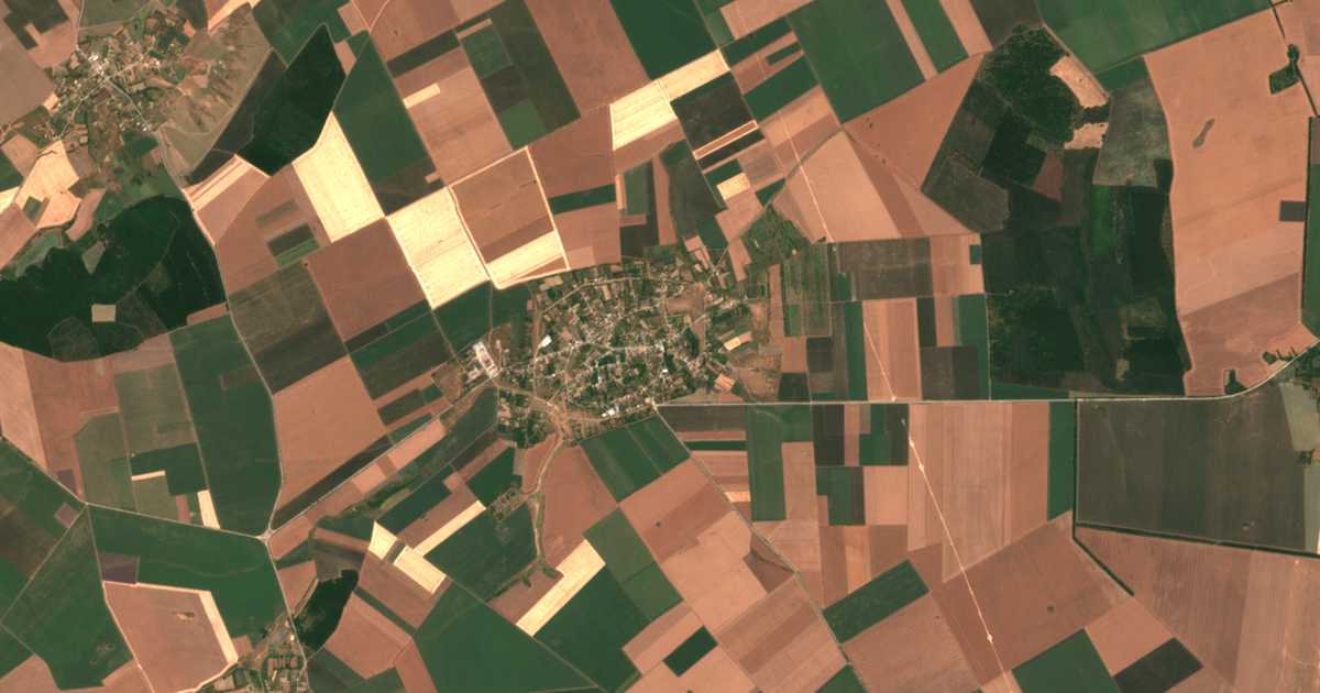 Сателитска карта на Červenci