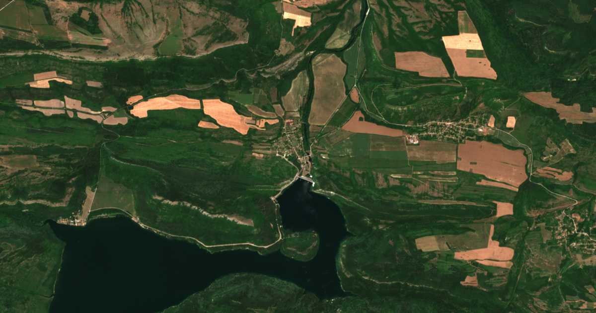 Сателитска карта на Gorsko Kosovo