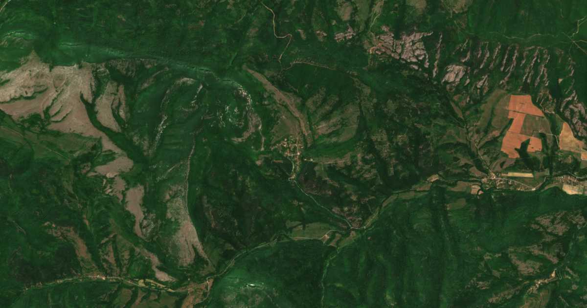 Сателитска карта на Praužda