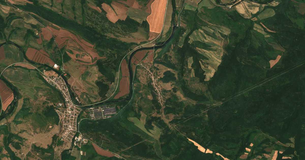 Сателитска карта на Radovene
