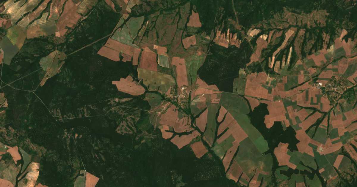 Сателитска карта на Dennica