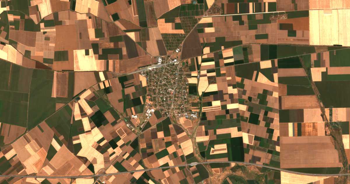 Сателитска карта на Zimnica