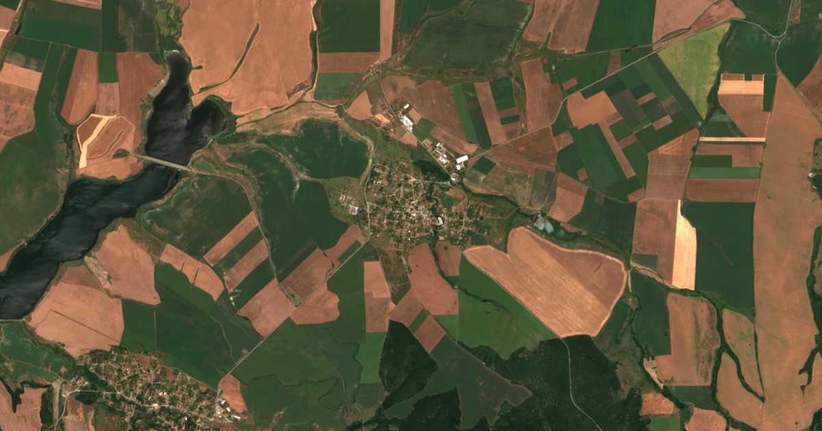Сателитска карта на Skalica