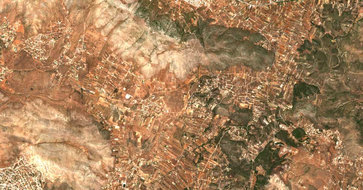 Сателитска карта на Sákka