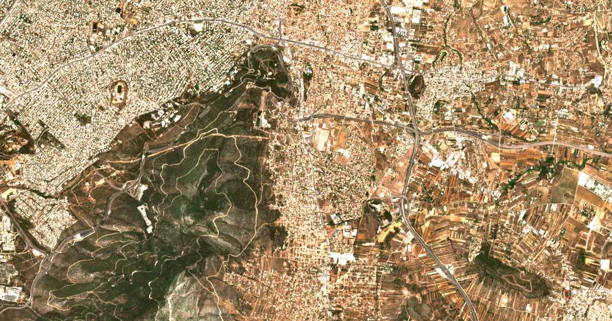 Сателитска карта на Glyká Nerá